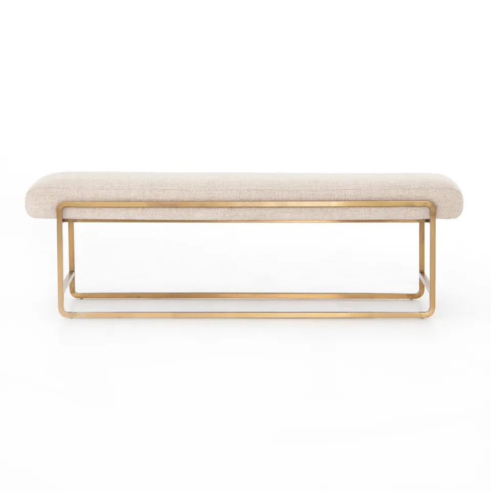 Sled Bench-Thames Cream