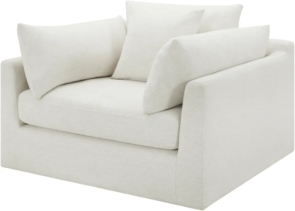 Capitola Polyester 34"H x 47"W x 44"D Accent Chair