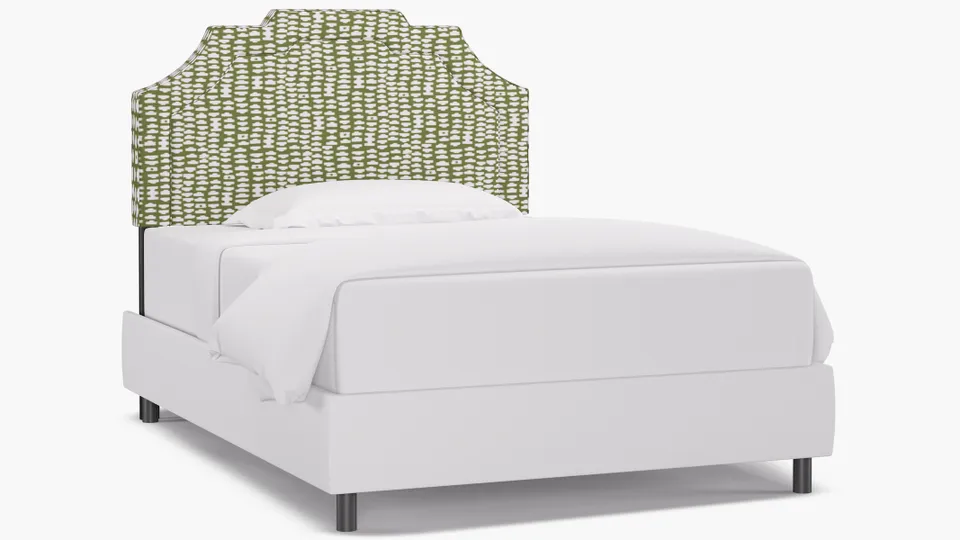 Art Deco Headboard, Olive Odalisque, Full
