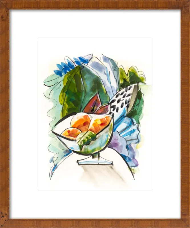 Still life with oranges by Becky Aubry for Artfully Walls