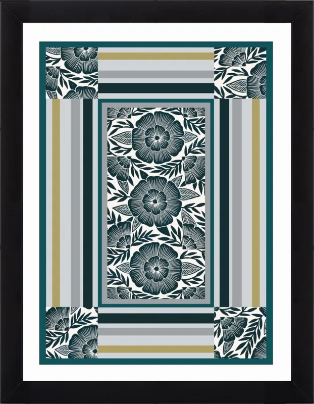 Botanical Frame 1 by Katharine Watson for Artfully Walls
