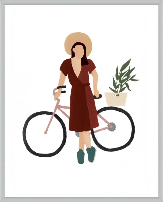 Biking Beauty by Taylor Ann for Artfully Walls