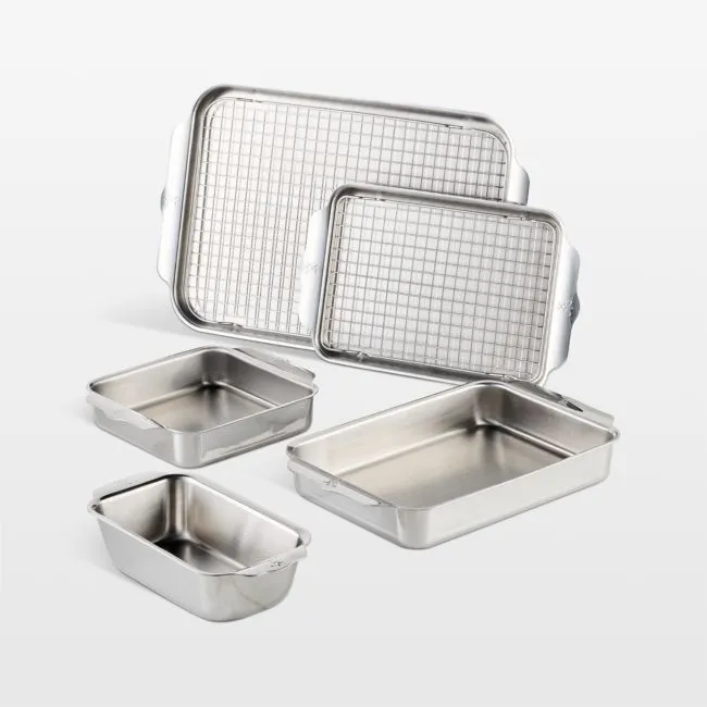 Hestan 7-Piece Ovenbond Stainless Steel Baking Set