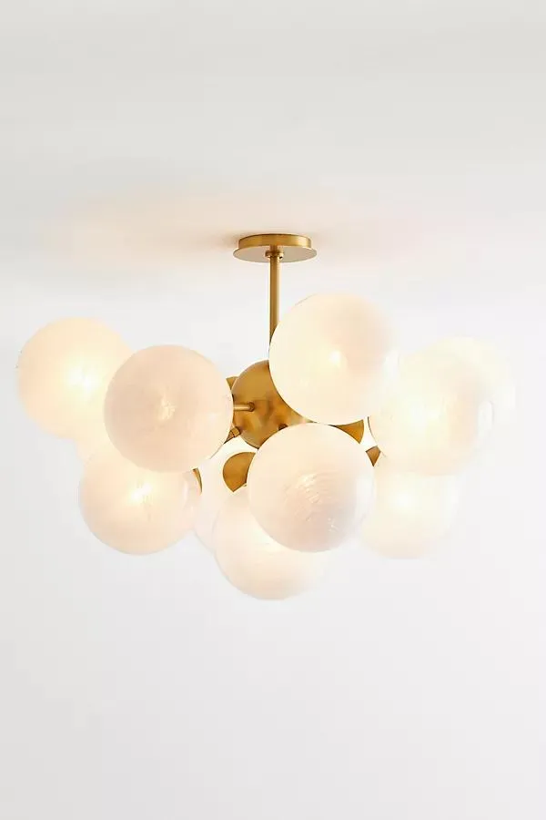 Shine Glass Flush Mount