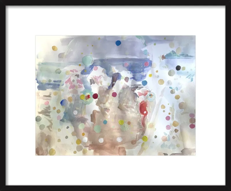 Beach scene (from memory)  by Hannah Dean for Artfully Walls