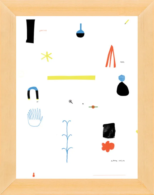 Working hard by playing around  by Agata Królak for Artfully Walls