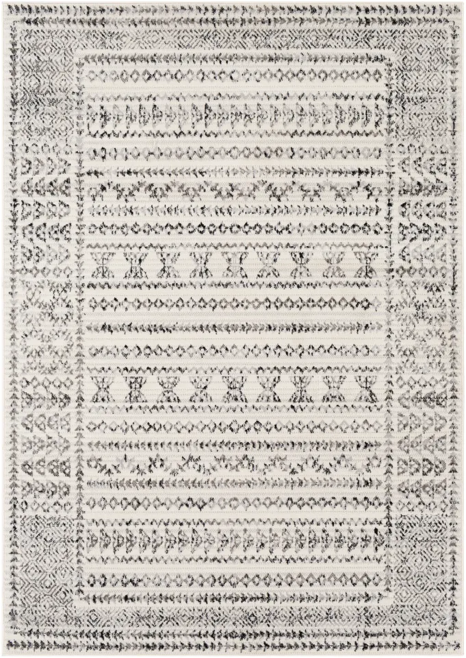 Pisa Beige Indoor 5'3" x 5'3" Machine Woven Rug