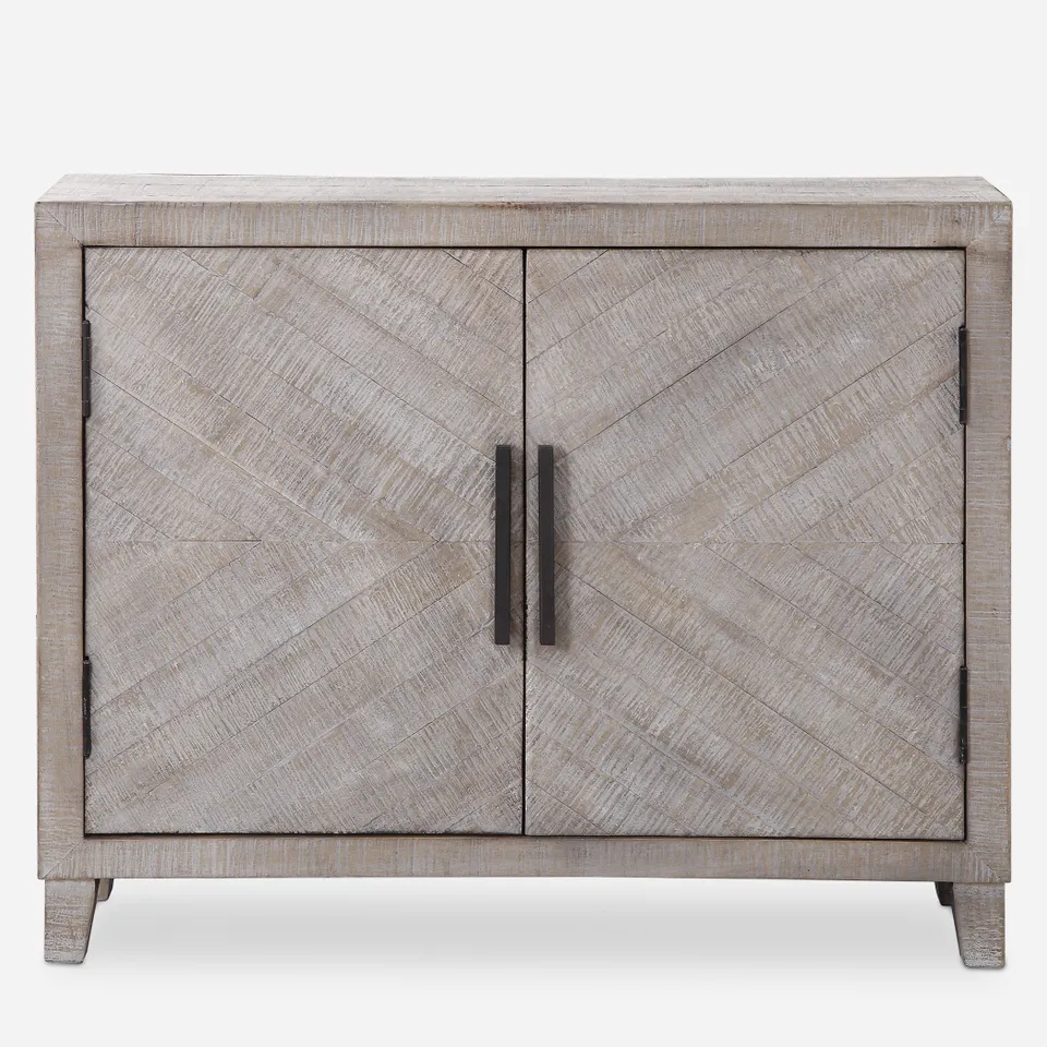 Adalind White Washed Accent Cabinet