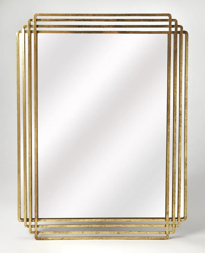 Uptown Antique Gold Wall Mirror