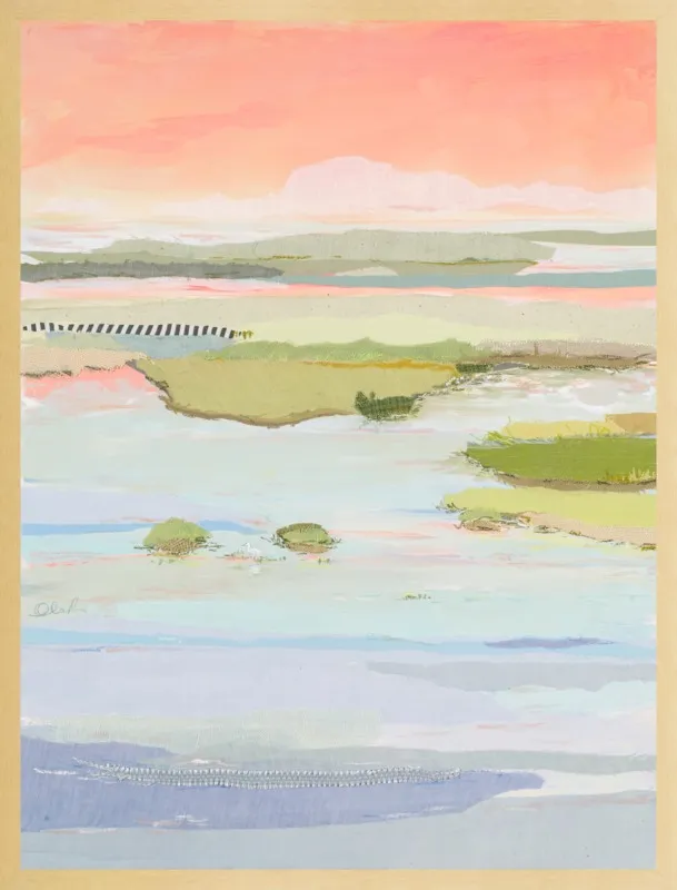 Marsh Blush West by Karin Olah for Artfully Walls