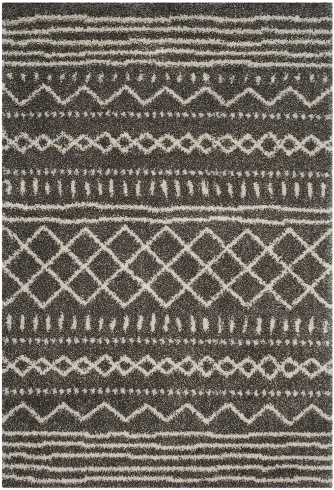 Arlo Home Woven Area Rug, ASG741B, Brown/Ivory,  9' X 12'