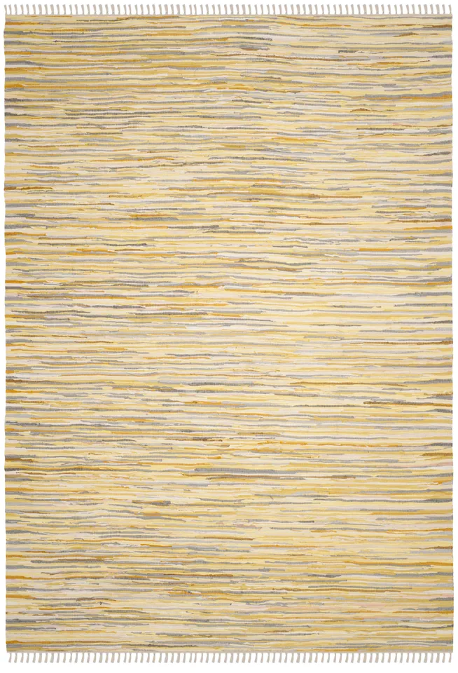 Arlo Home Hand Woven Area Rug, RAR129N, Gold/Multi,  5' X 8'