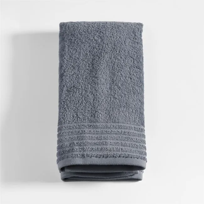 Refibra Pebble Blue Organic Cotton Hand Towel