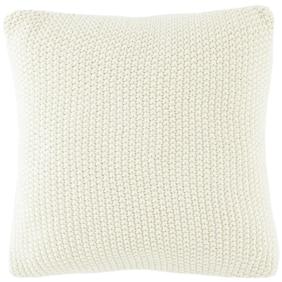 Josie 18 x 18 Cotton Pillow - Ivory