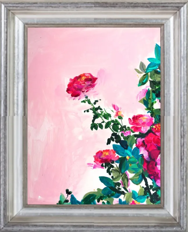 Rose Garden I by Christine Lindstrom for Artfully Walls