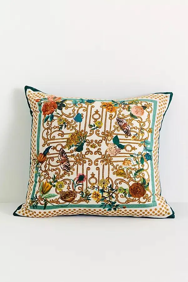 Velvet Floral Pillows