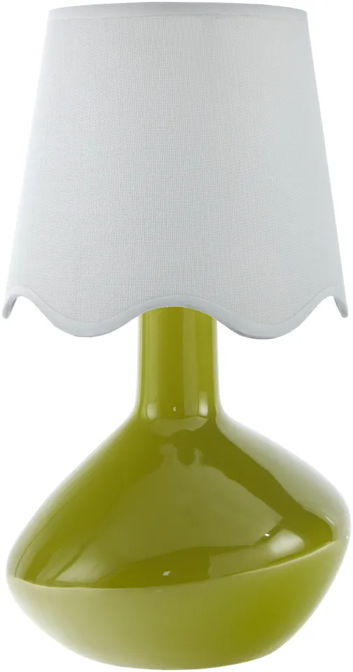 Aviara  High Gloss 15"H x 9"W x 9"D Accent Table Lamp