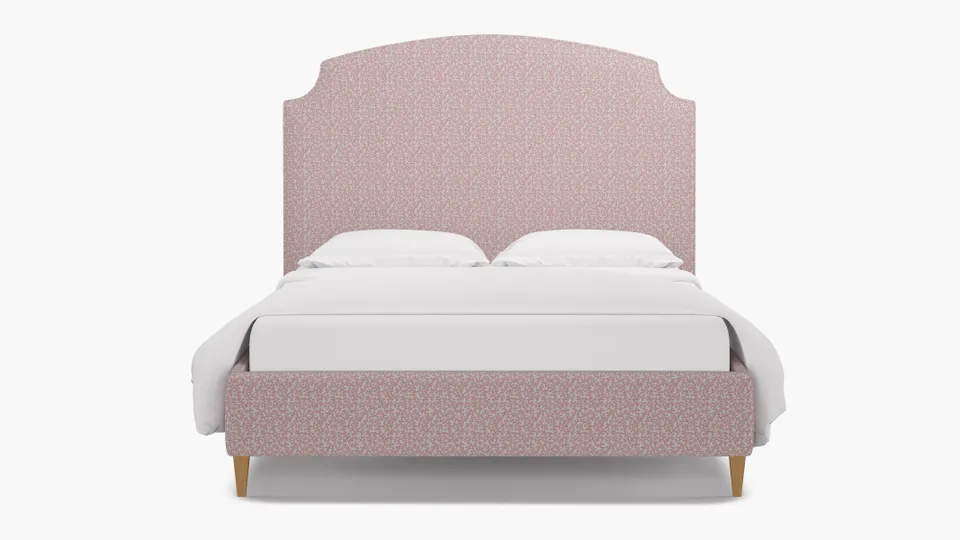 Cove Bed, Flamingo Hele Bay, Natural Square Tapered Leg, King