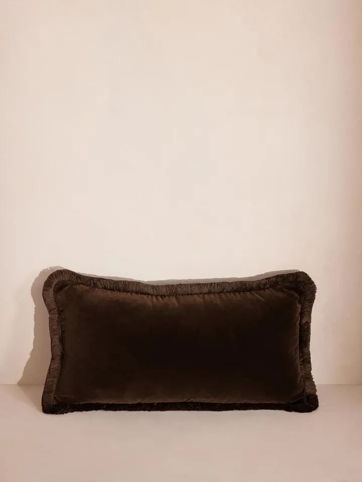 Margeaux Oblong Cushion, Chocolate