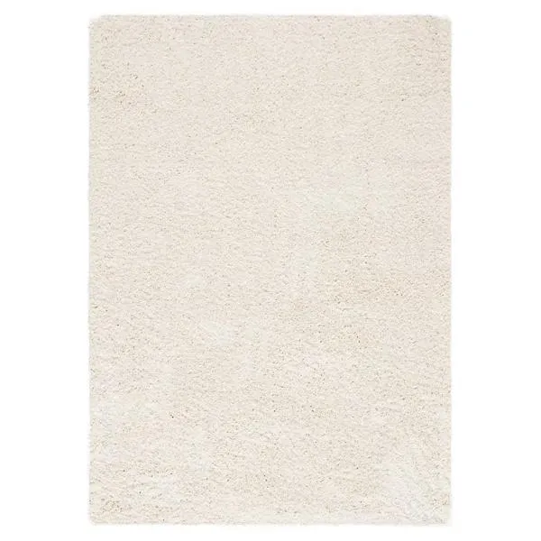 Cozy Shag Solid Neutral Area Rug