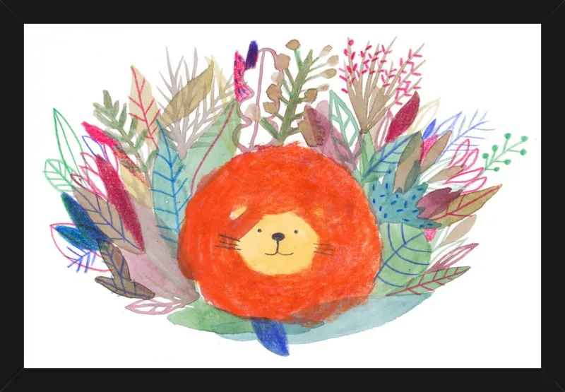 Lion by Marion Barraud for Artfully Walls