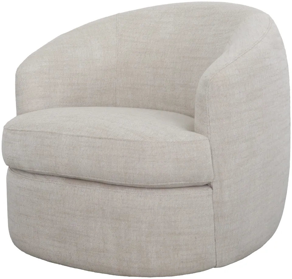 Sweeting Hemp 30"H x 32"W x 34"D Swivel Chair