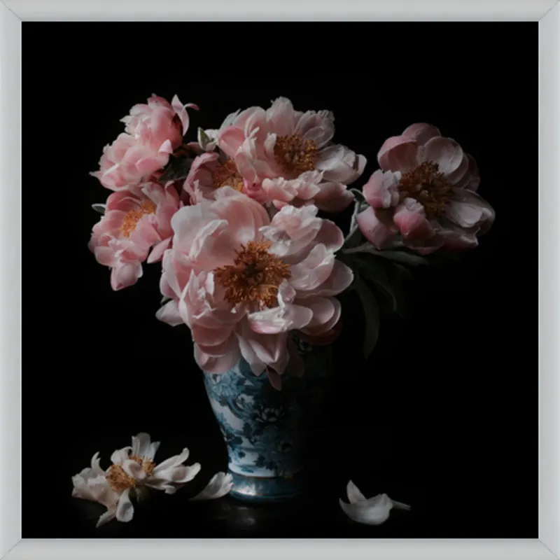 Pink Peonies  by Lucy Snowe for Artfully Walls