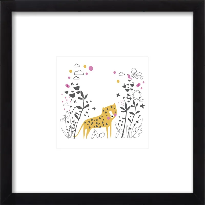 Little jungle leopard by Lizzie Mackay for Artfully Walls