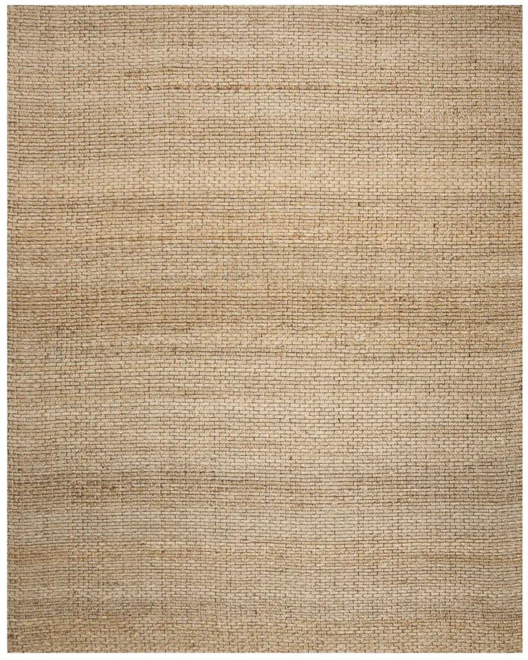 Arlo Home Hand Woven Area Rug, NF452A, Light Blue/Natural,  9' X 12'