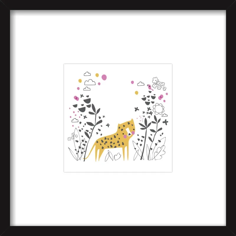 Little jungle leopard by Lizzie Mackay for Artfully Walls