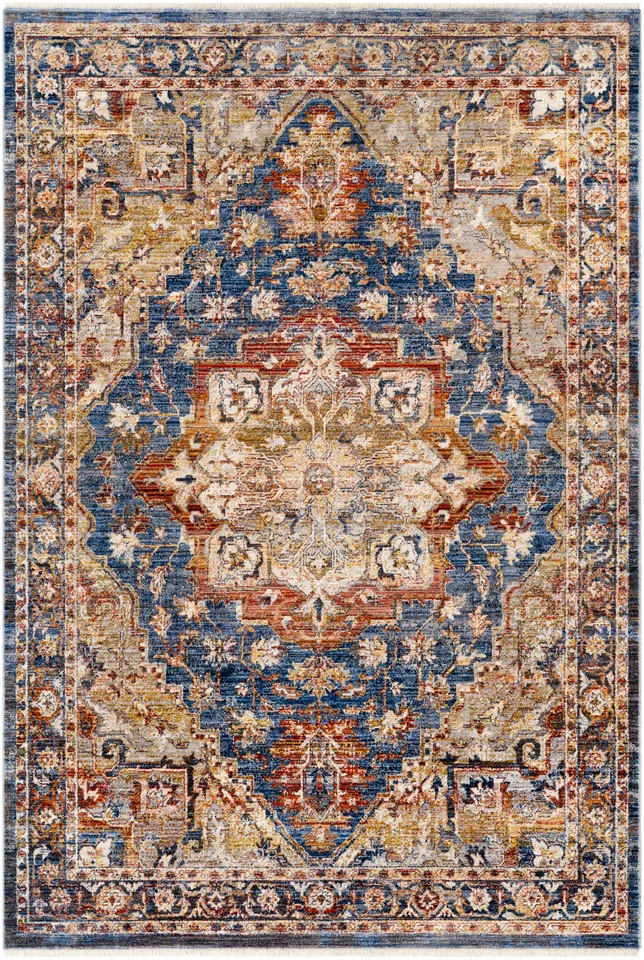 Ephesians Brown Indoor 2'7" x 9' Machine Woven Rug
