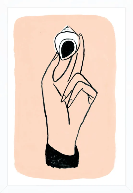 My Hand is My Face by Michael Doyle - Apartment On Belmont for Artfully Walls