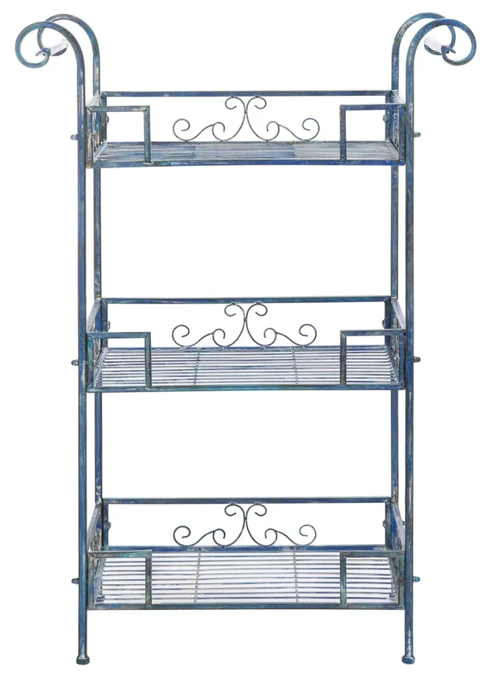 Noreen 3 Tier Shelf - Mossy Blue