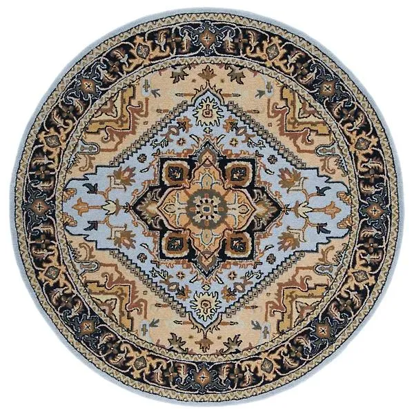 Heritage Row Heriz Medallion Area Rug