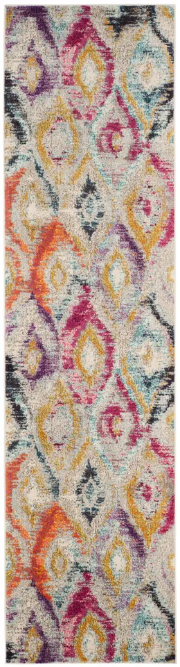Arlo Home Woven Area Rug, MNC242F, Multi,  2' 2" X 10'