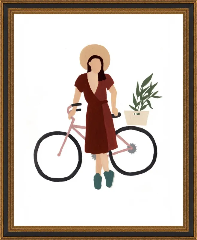 Biking Beauty by Taylor Ann for Artfully Walls
