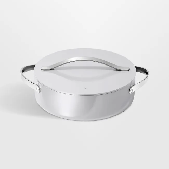 Caraway ® Cookware Plus 6-Qt. Grey Ceramic Nonstick Rondeau Pan