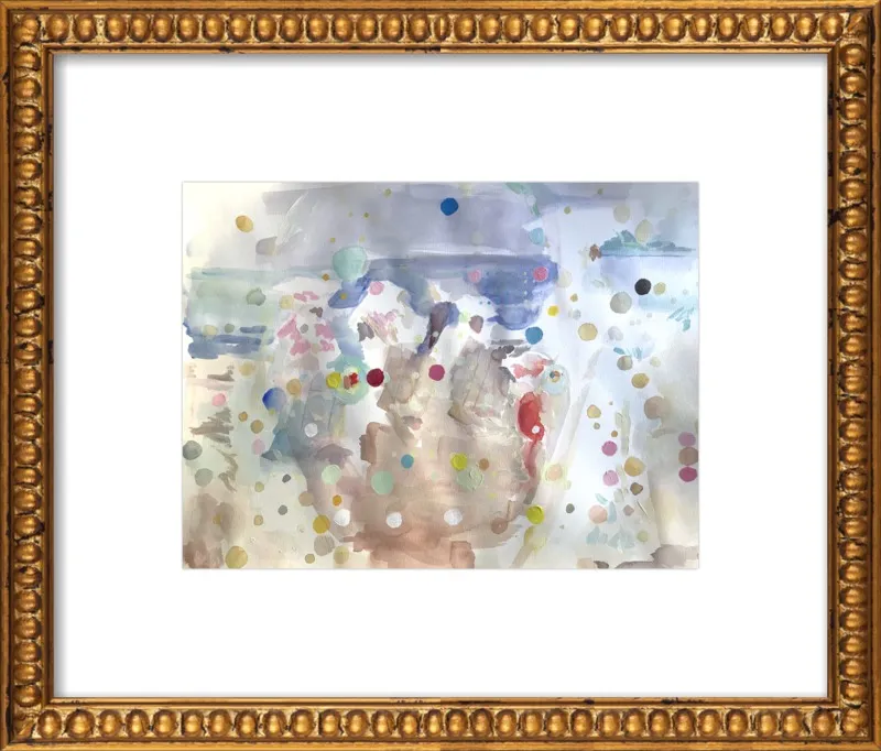 Beach scene (from memory)  by Hannah Dean for Artfully Walls