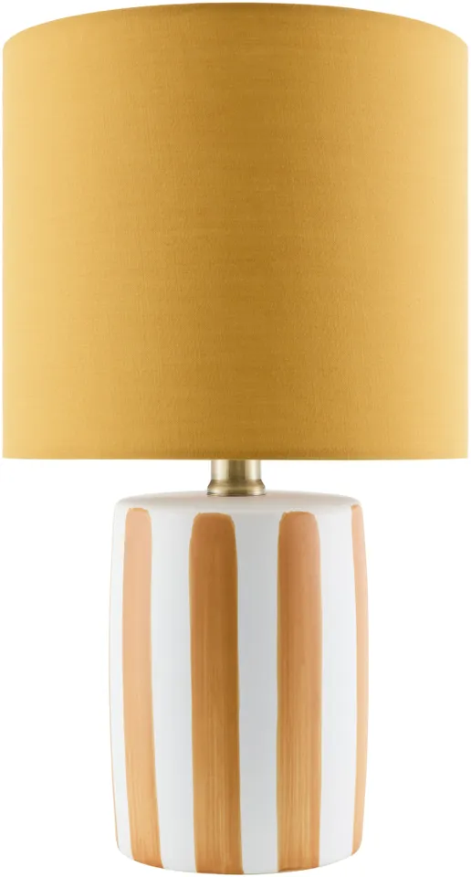 Melbu  Glazed 13"H x 8"W x 8"D Accent Table Lamp