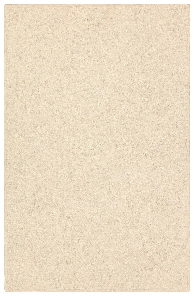 Arlette PRO10 Handmade Vintage Look Tan and White Area Rug (7'9"x9'9")