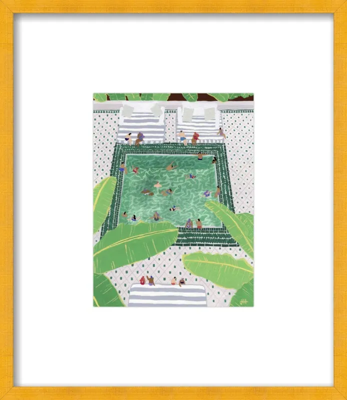 Green Riad by Joanne Ho for Artfully Walls