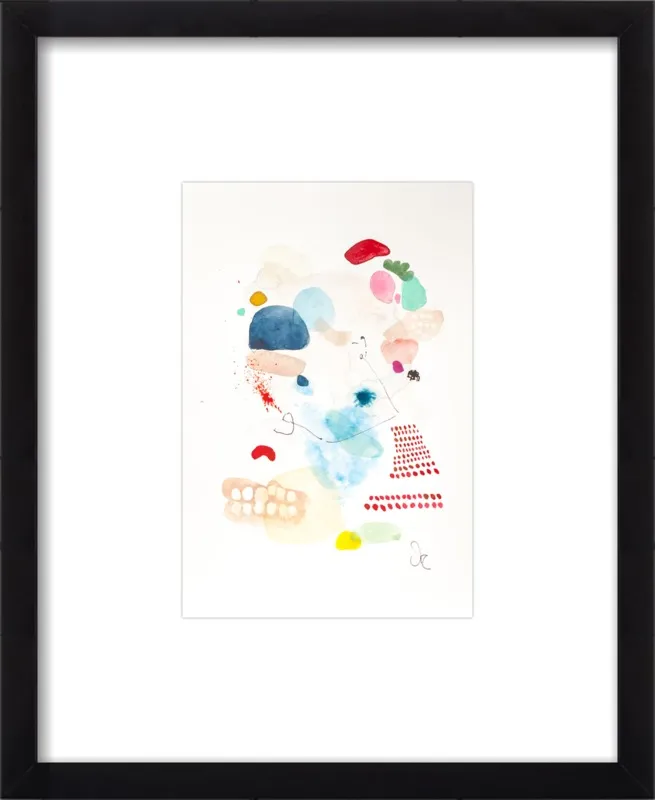 Red diamonds by Victoria Gonzalez for Artfully Walls