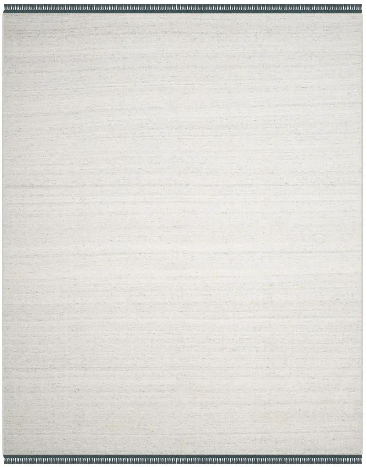 Arlo Home Hand Woven Area Rug, KLM110A, Ivory/Grey,  8' X 10'