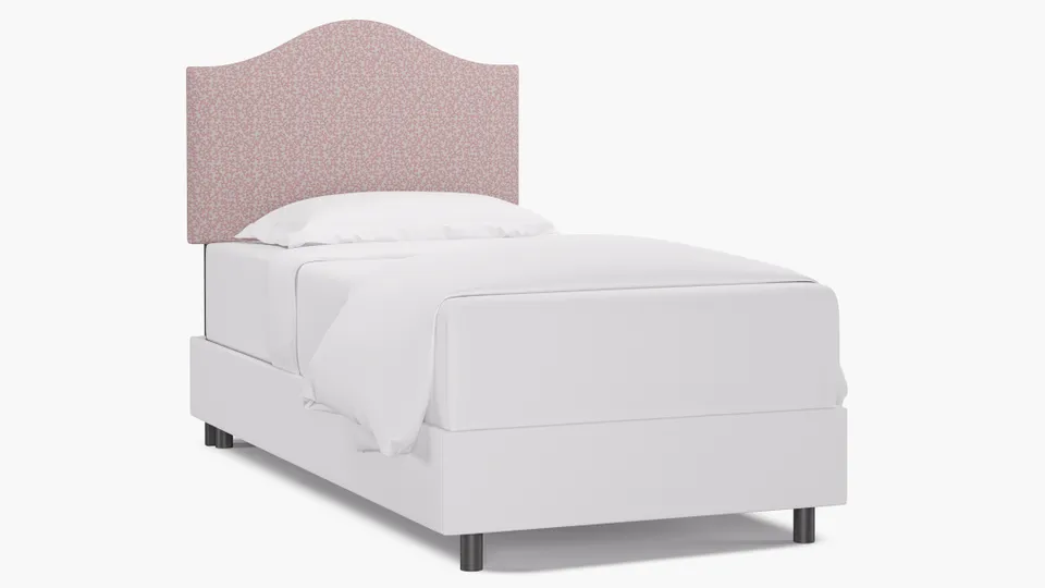 Camelback Headboard, Flamingo Hele Bay, Twin