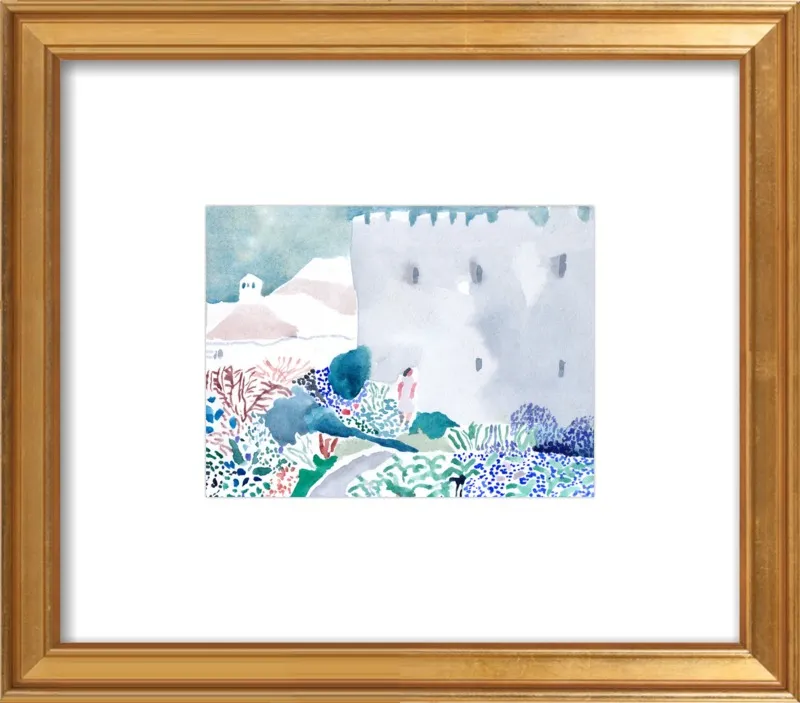 Castle Flowers by Charlotte Ager for Artfully Walls