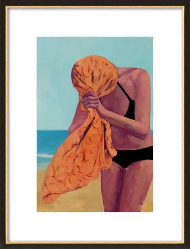 Tangerine Towel by T. S. Harris for Artfully Walls