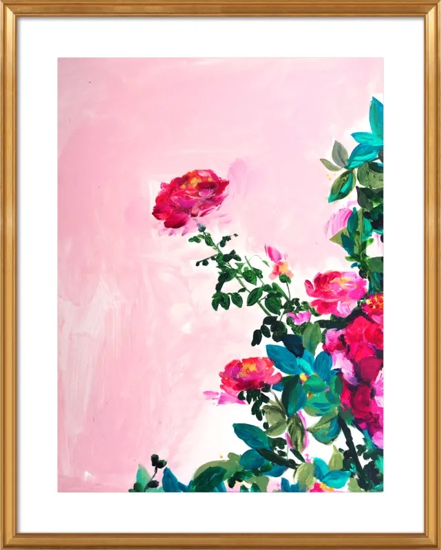 Rose Garden I by Christine Lindstrom for Artfully Walls