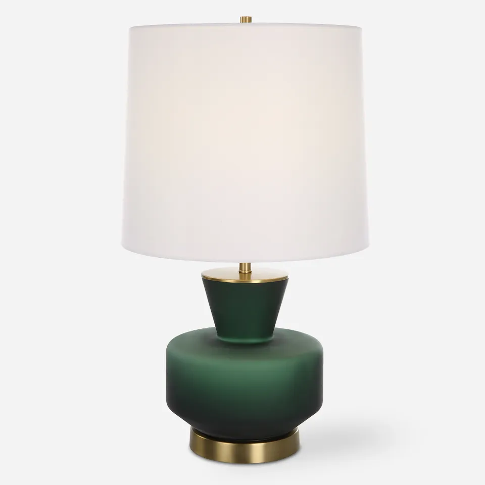 Trentino Dark Emerald Green Table Lamp