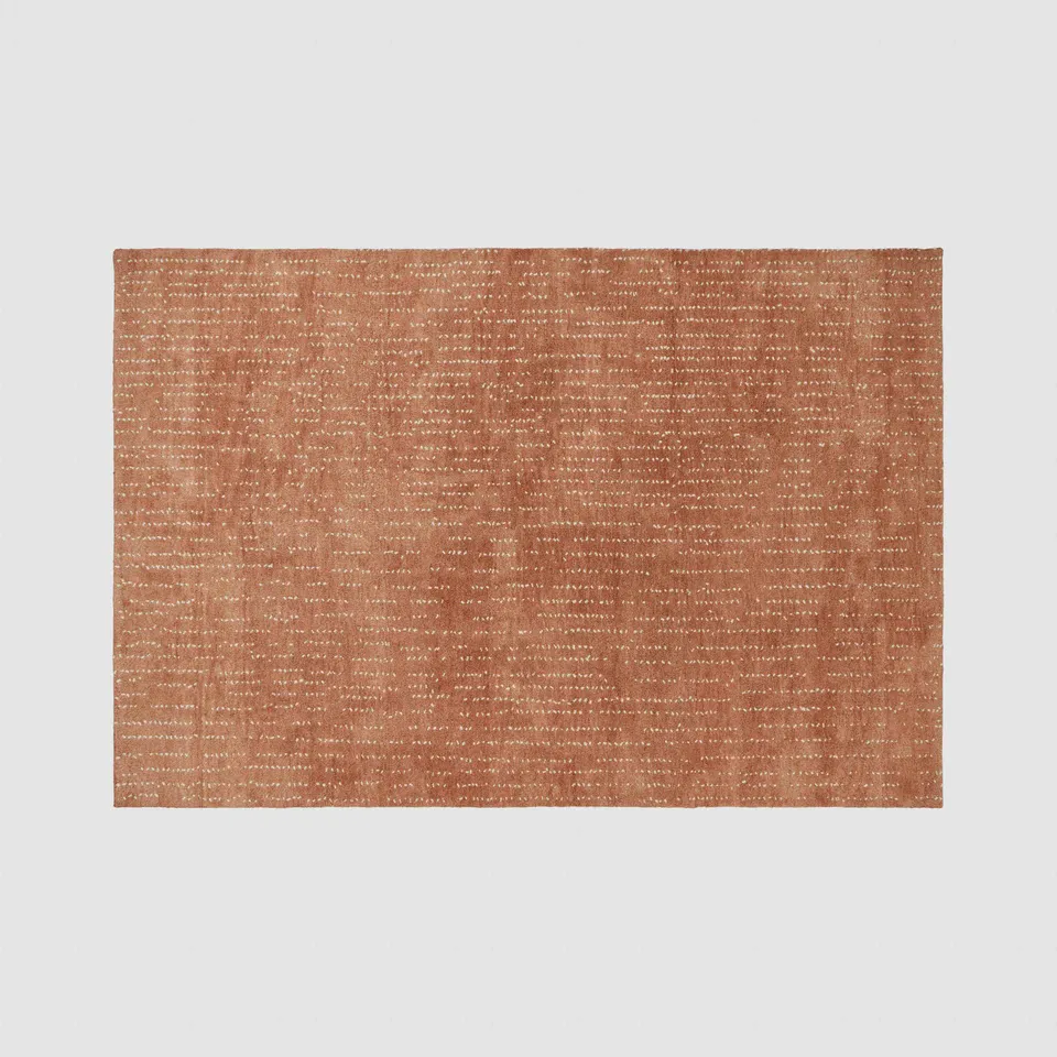 The Citizenry Atashi Hand-Knotted Area Rug | 10' x 14' | Rust