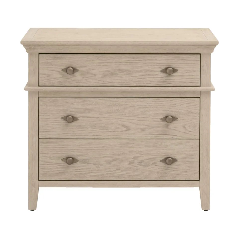 Oxford 3-Drawer Nightstand